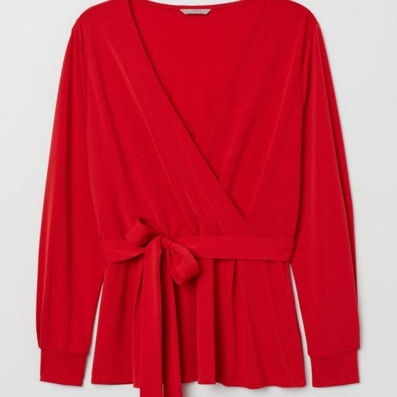 H&M Plus Wrapover Top - Picture 1 of 1